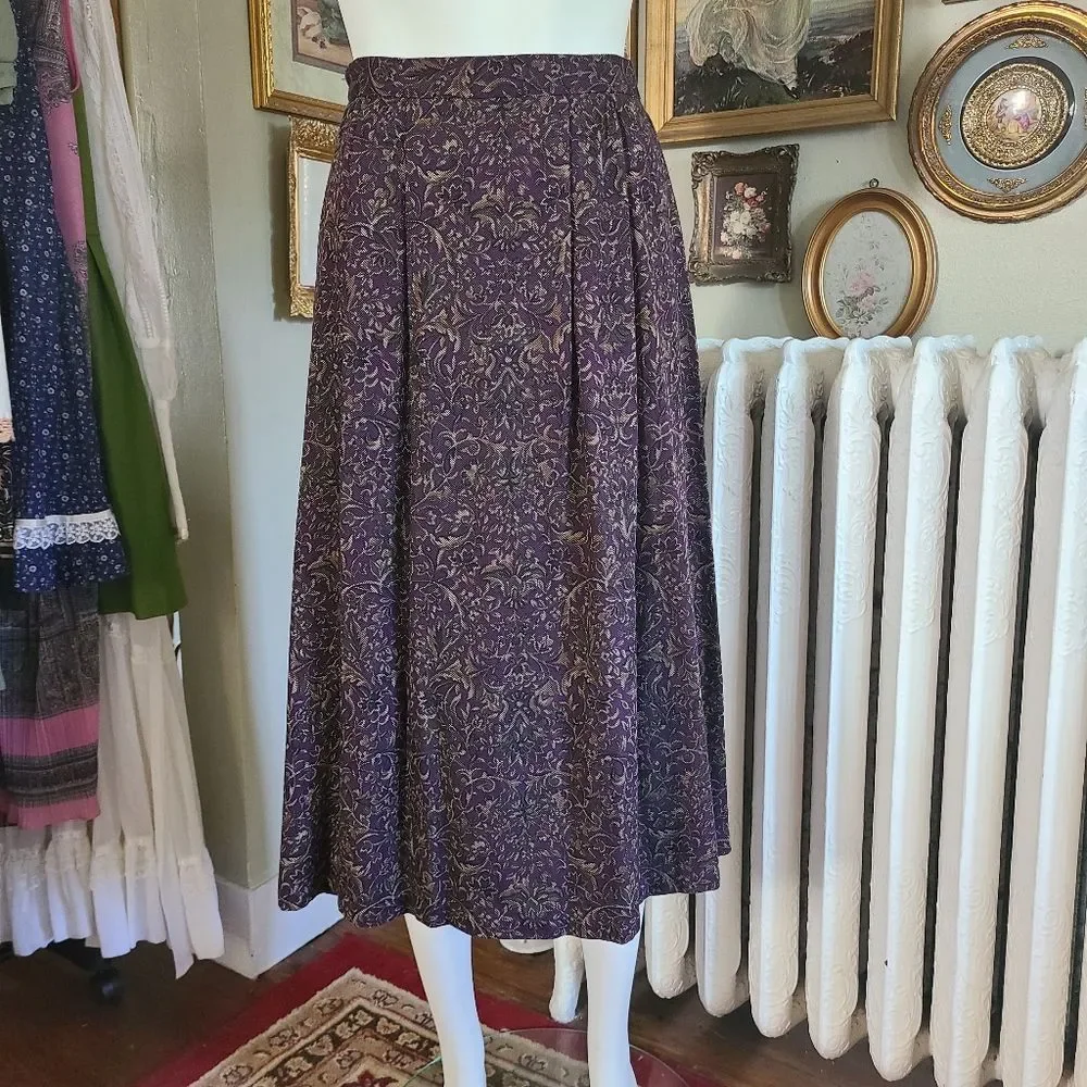 Vintage Purple Skirt - Picture 1 of 7